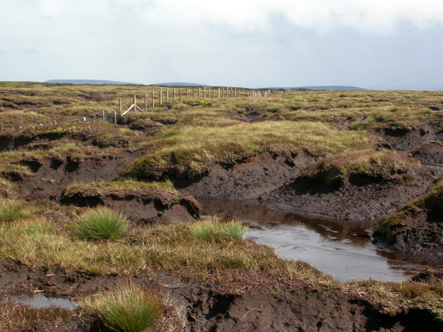 Peat bogs on Yockenthwaite Moor © John H Darch :: Geograph Britain and ...