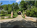 Under the railway arch to Floriston Hall, Wixoe