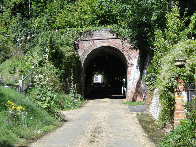 Floriston Hall, Wixoe under the railway arch
