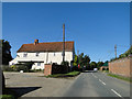 Thorington Street under a cloudless sky