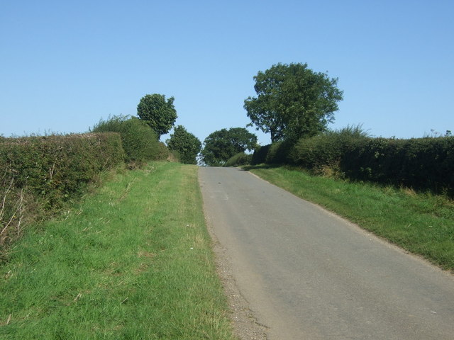 Minor road towards Rothwell