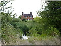 Overgrown Pond and Cottage at Crowle Green