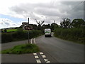 Lane junction of National Cycle Route 46