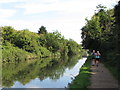 Runners on Paddington Branch canal towpath