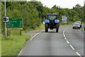 Tractor on the A148 near Fakenham