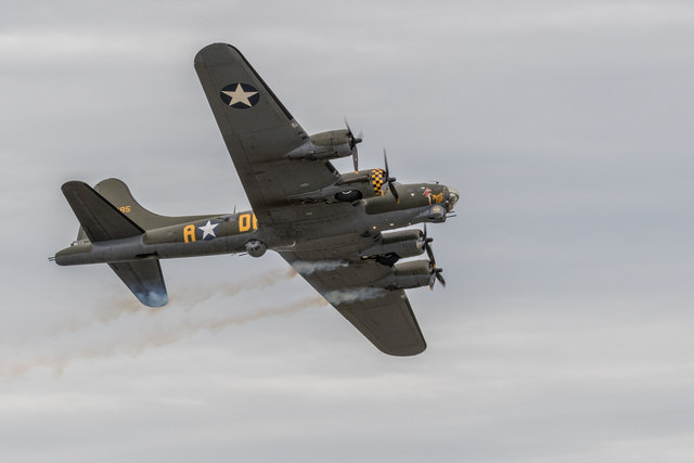Sally B - B-17 Flying Fortress, Clacton Air Show 2015, Essex