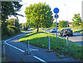 Cycle path along the A4180 West End Road