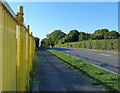 A4180 West End Road near RAF Northolt Aerodrome