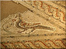 SP0513 : Mosaic, Chedworth Roman Villa by Derek Harper
