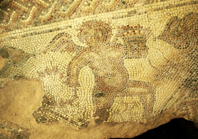 Mosaic, Chedworth Roman Villa