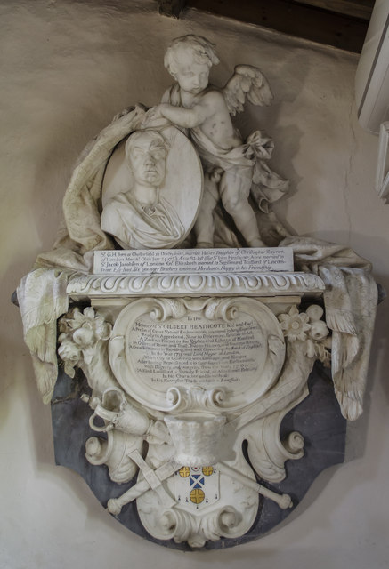 Memorial to Sir Gilbert Heathcote