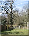 Gate into backland off Victor Place, Woolhampton