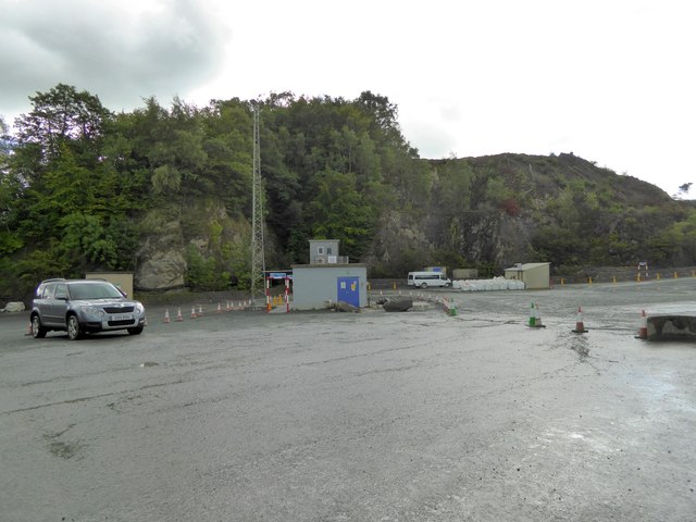 Car park area in Greystone Quarry