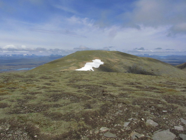 The summit ridge of Beinn Achaladair