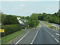 The A43 near the Green Man Inn