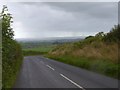 The road north of Borough with rainclouds