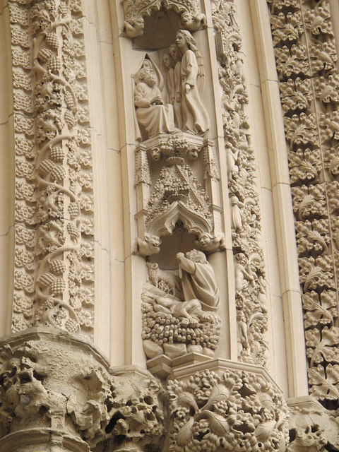 York Minster: Abraham and Isaac © Stephen Craven :: Geograph Britain ...