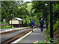 SN6878 : Waiting for the train at Aberffrwd station by John Lucas