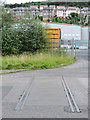 Old railway tracks on Port Glasgow Road