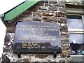 Llanfallteg - Old Board School - plaque