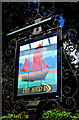 Ship Inn name sign, Brimscombe