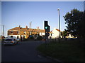 Peartree Lane at the junction of Villa Road