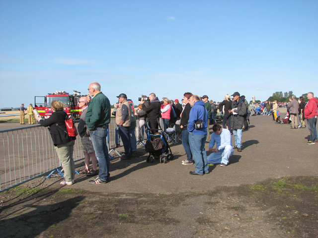 Spectators at the Seething Charity Air Day