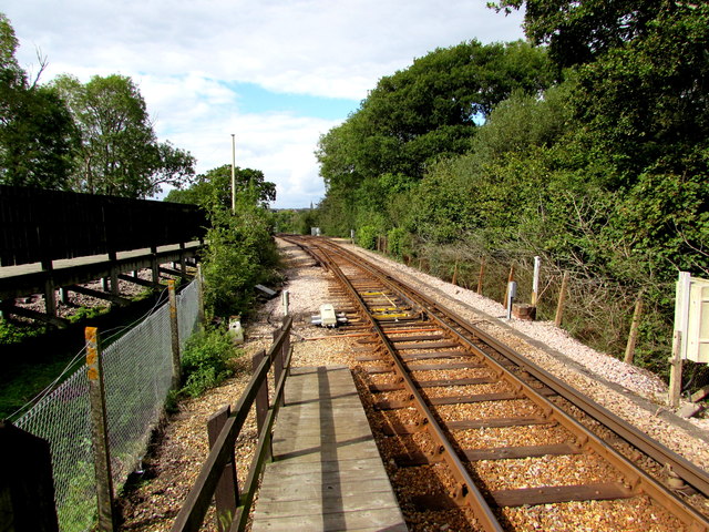 From one track to two tracks north of... \u00a9 Jaggery :: Geograph Britain ...