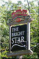 Inn sign, The Bright Star