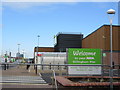 Pedestrian entrance to Asda Gillingham Pier