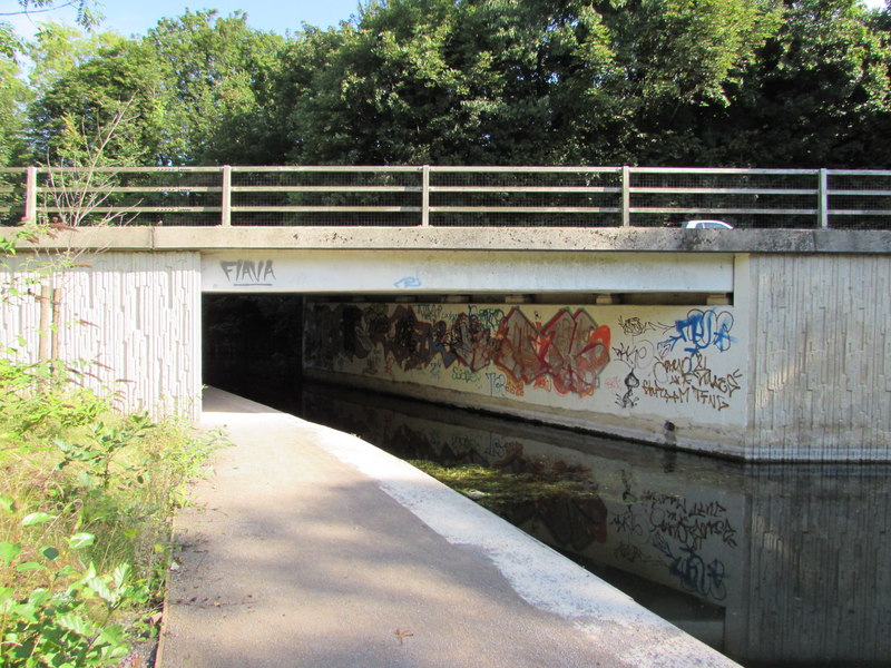 Graffiti on a canal bridge wall, Stroud © Jaggery :: Geograph Britain ...