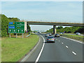 SU4771 : The A34 northbound at the M4 junction by Ian S