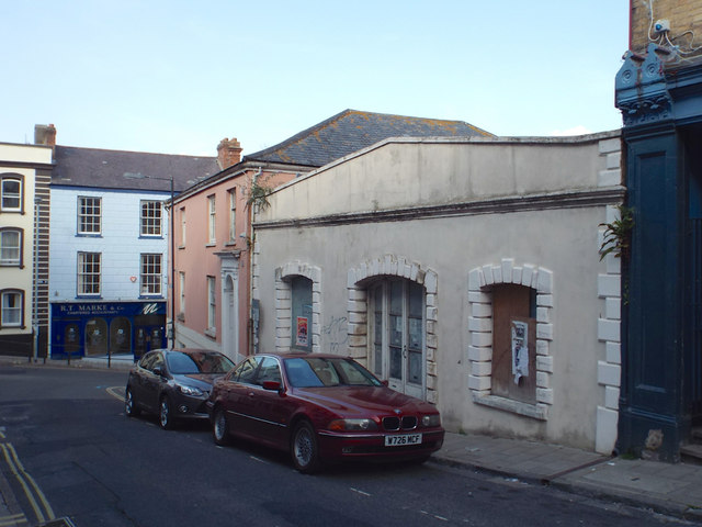 Derelict old building, Grenville Street, Bideford
