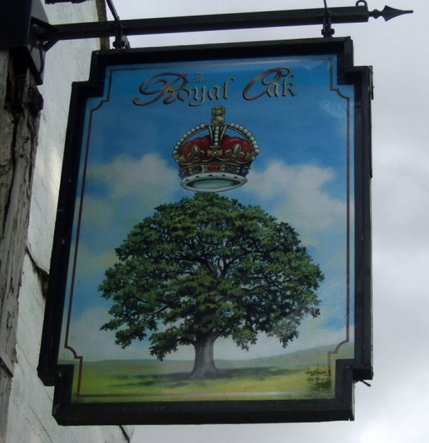 Sign for the Royal Oak, Scopwick