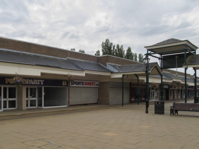Belvoir Square, a modern shopping precinct, Coalville