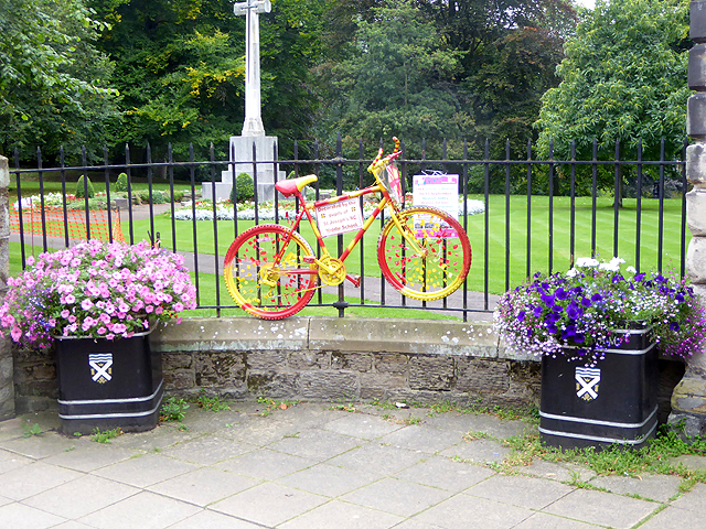 The stripey bikes of Hexham (7)