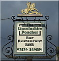 Sign for the Lincolnshire Poacher, Metheringham