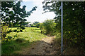 Footpath across the motorway