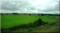 Farmland viewed from railway bend