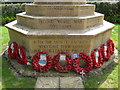 St Anne, Bagshot: base of war memorial