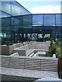 Rooftop terrace at the Cube