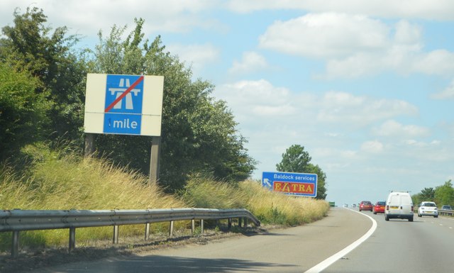 1 mile to the end of the A1(M)