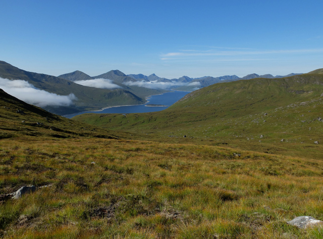 View to Loch Quoich from Coire Dubh