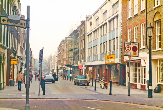 Holborn, 1983: Lambs Conduit Street © Ben Brooksbank :: Geograph ...