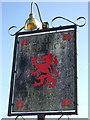 Faded sign for the Red Lion, Withern