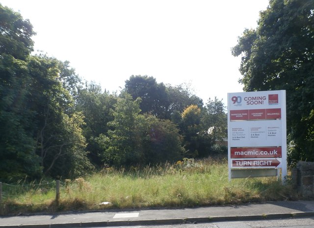 Open plot of land in Davidson's Mains