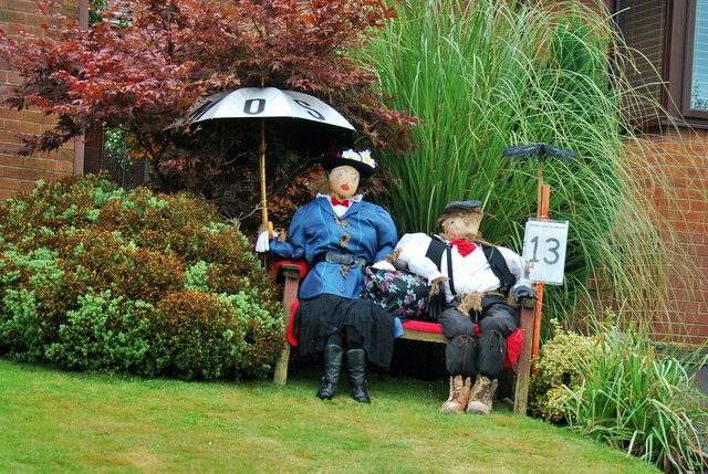 Mary Poppins & Bert - Werrington Scarecrow Weekend 2015