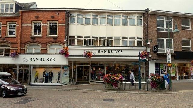 Tiverton : Banbury's department store © Jonathan Billinger :: Geograph ...