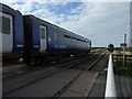 SD0797 : Northern Rail service at Saltcoats crossing by Richard Law