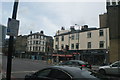 View of a lamp post column in the middle of Commercial Road